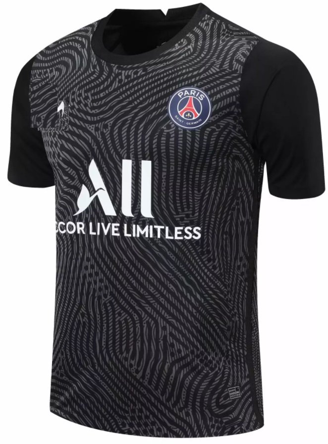 Camisa PSG 2020 2021 preta Goleiro 